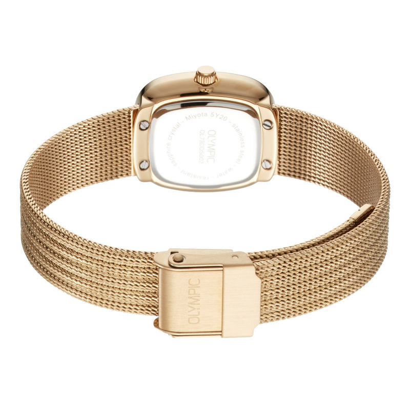 Olympic RetroChic Goudkleurig Dameshorloge OL73DDS002-zoom-