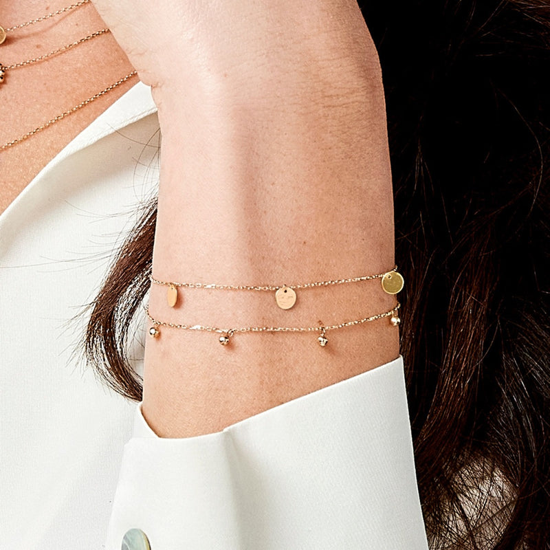 Jackie Gold 14K Golden Bracelet JKB20.045-zoom-