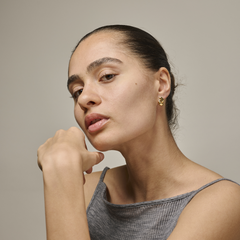 ENAMEL Copenhagen Recycled 925 Sterling Silver Gold Plated Earrings E454G