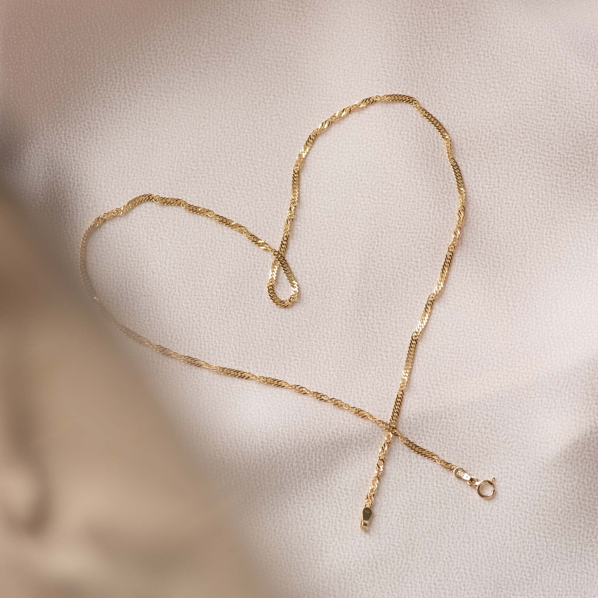 Isabel Bernard Rivoli Lilou 14 Carat Golden Necklace IB340113