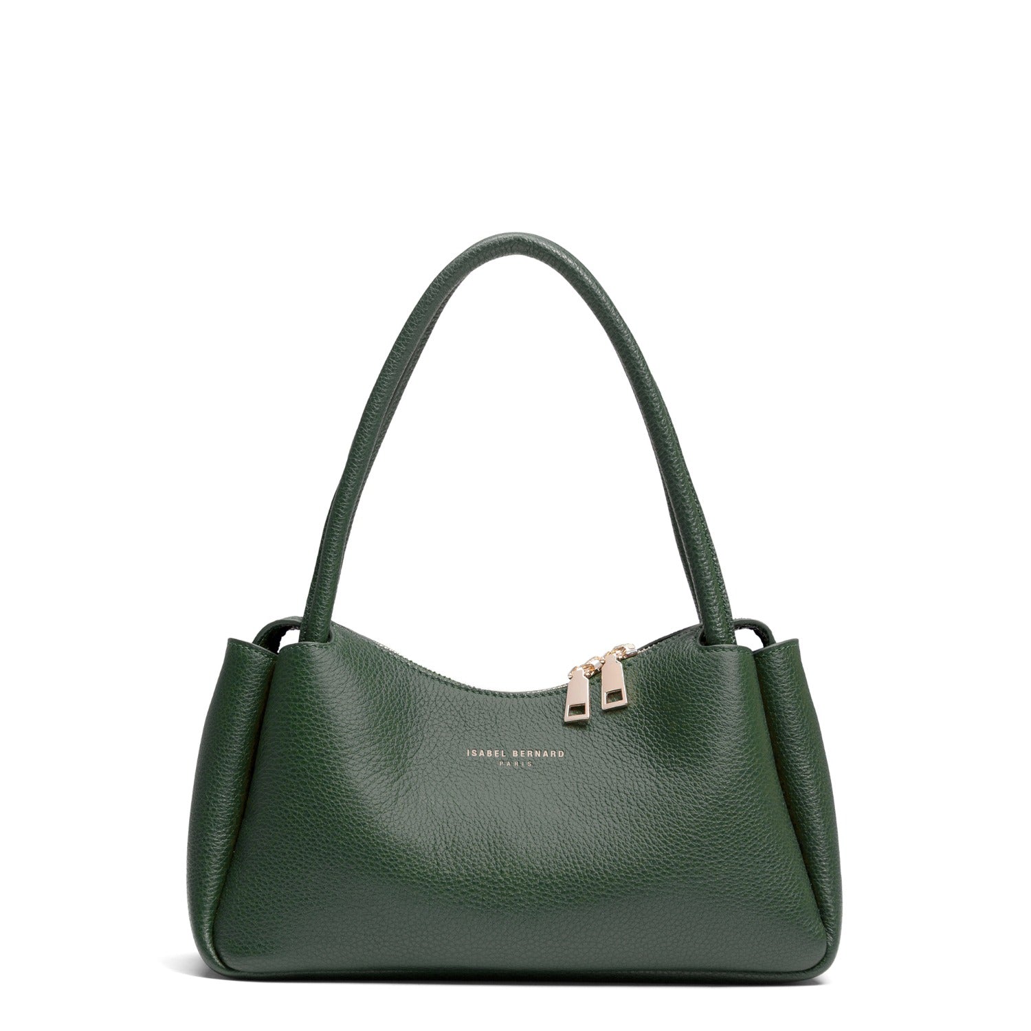 Isabel Bernard Honoré Eve Dark Green Calfskin Leather handbag IB21133-061