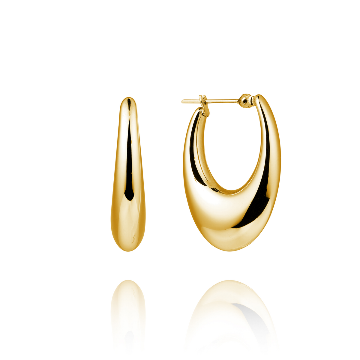 Mockberg Kenza Gold Plated Hoops MB1725