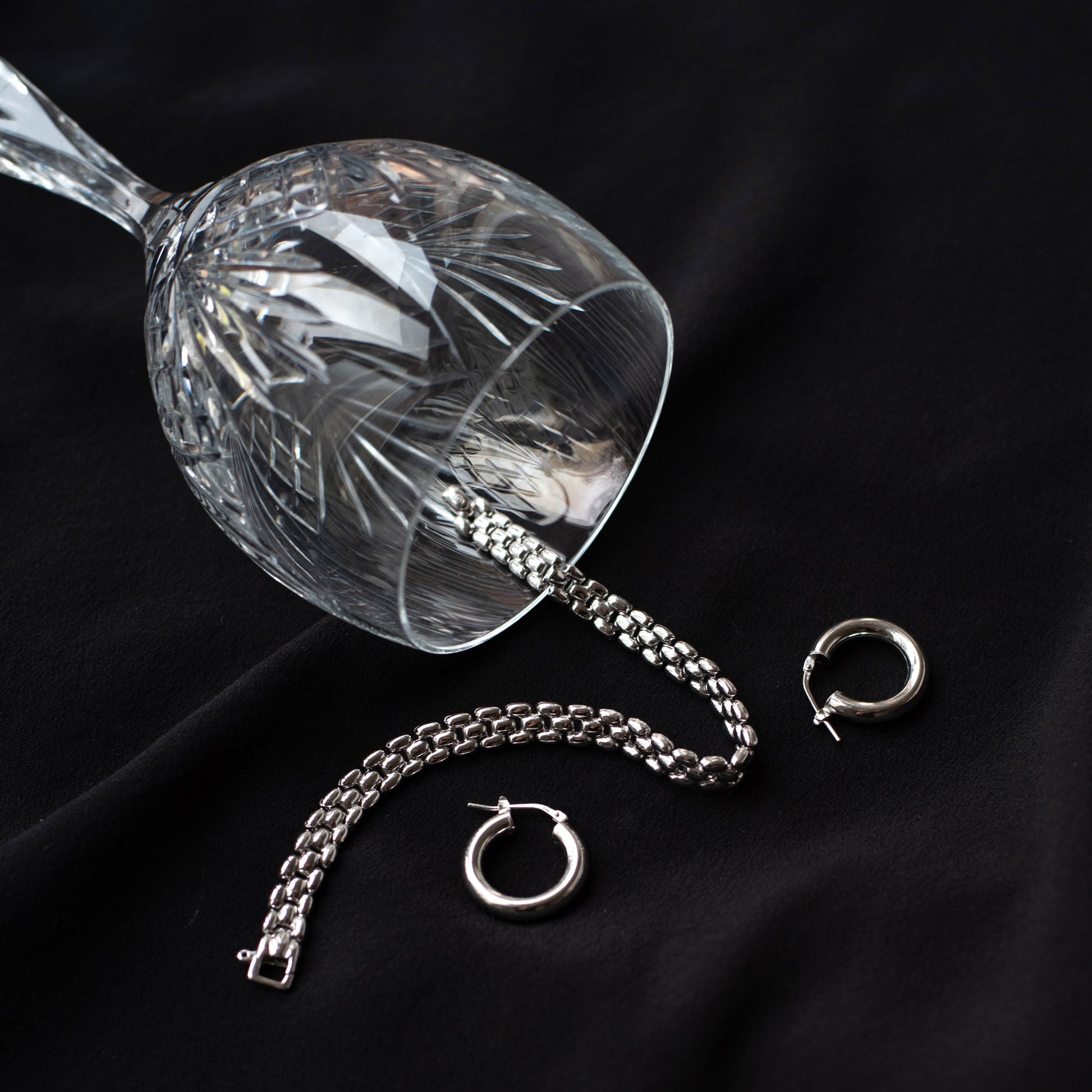 Parte di Me Bibbiena Poppi Casentino 925 sterling Silver Hoop Earrings PDM36052