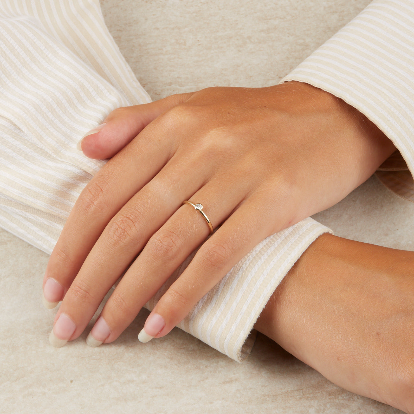 Blush 14 Carat Gold Ring 1198YZI/46 (size: 46)