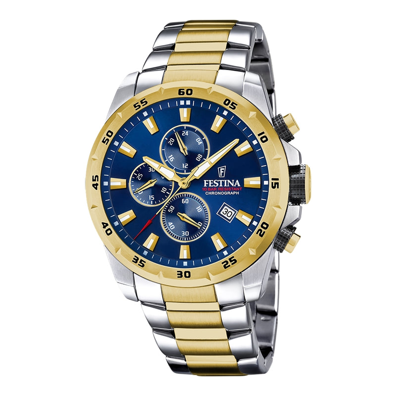 Festina Timeless Chronograph Heren Horloge F20562/2-zoom-