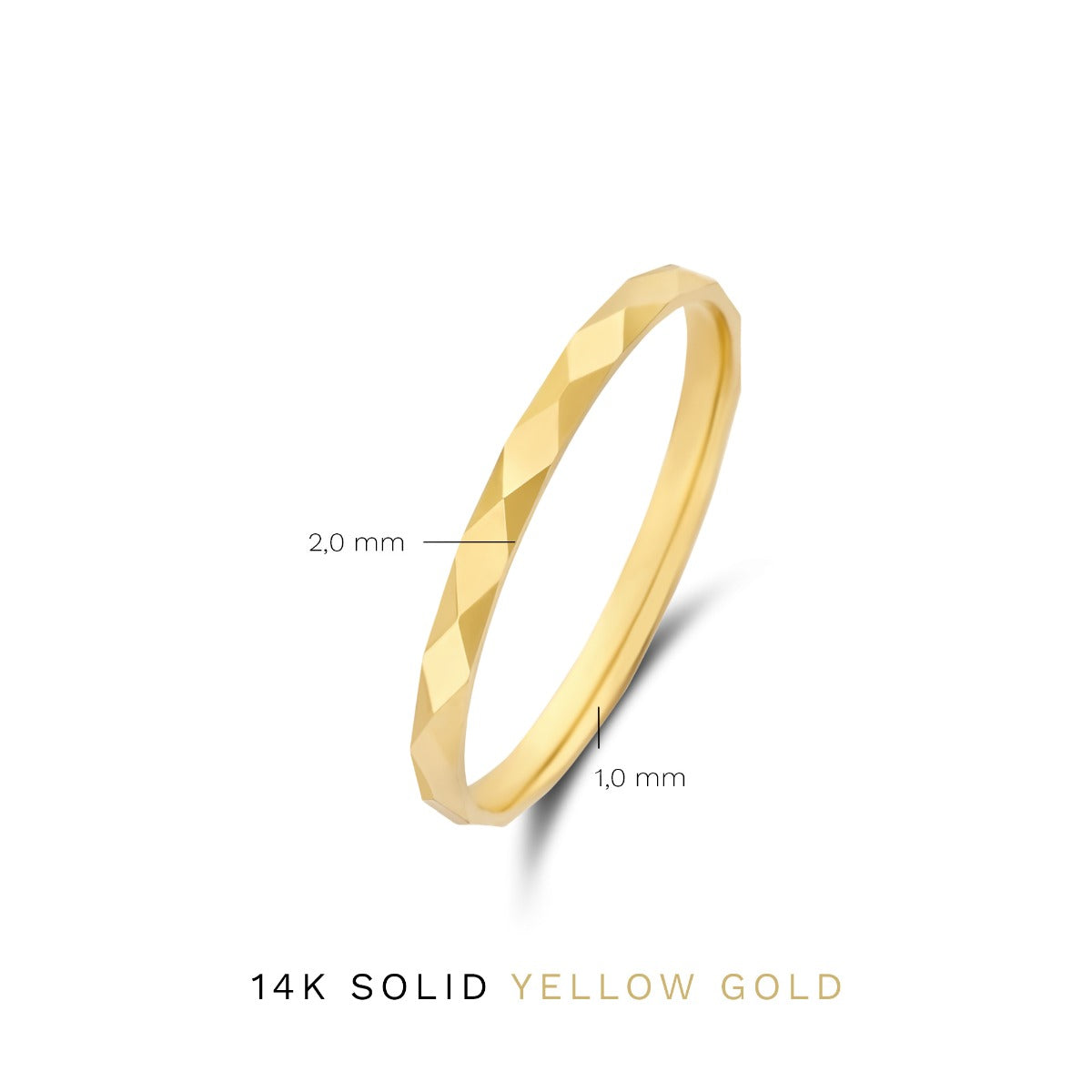 Isabel Bernard Rivoli Laura 14 Carat Gold Ring IB330066-60