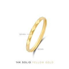 Isabel Bernard Rivoli Laura 14 Carat Gold Ring IB330066-60