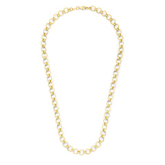 Isabel Bernard Belleville Axelle 14 Carat Golden Schakel Necklace IB340163