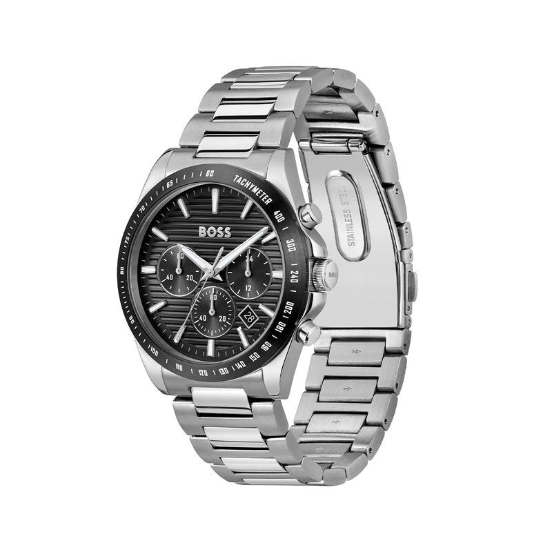Hugo Boss Strike Chrono Silver Men's Watch HB1514290-zoom-
