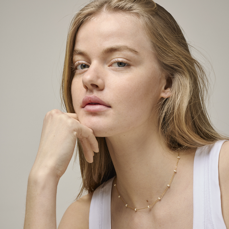 ENAMEL Copenhagen Lola Bold Gold Plated Recycled 925 Sterling Silver Necklace N137G-DY-zoom-