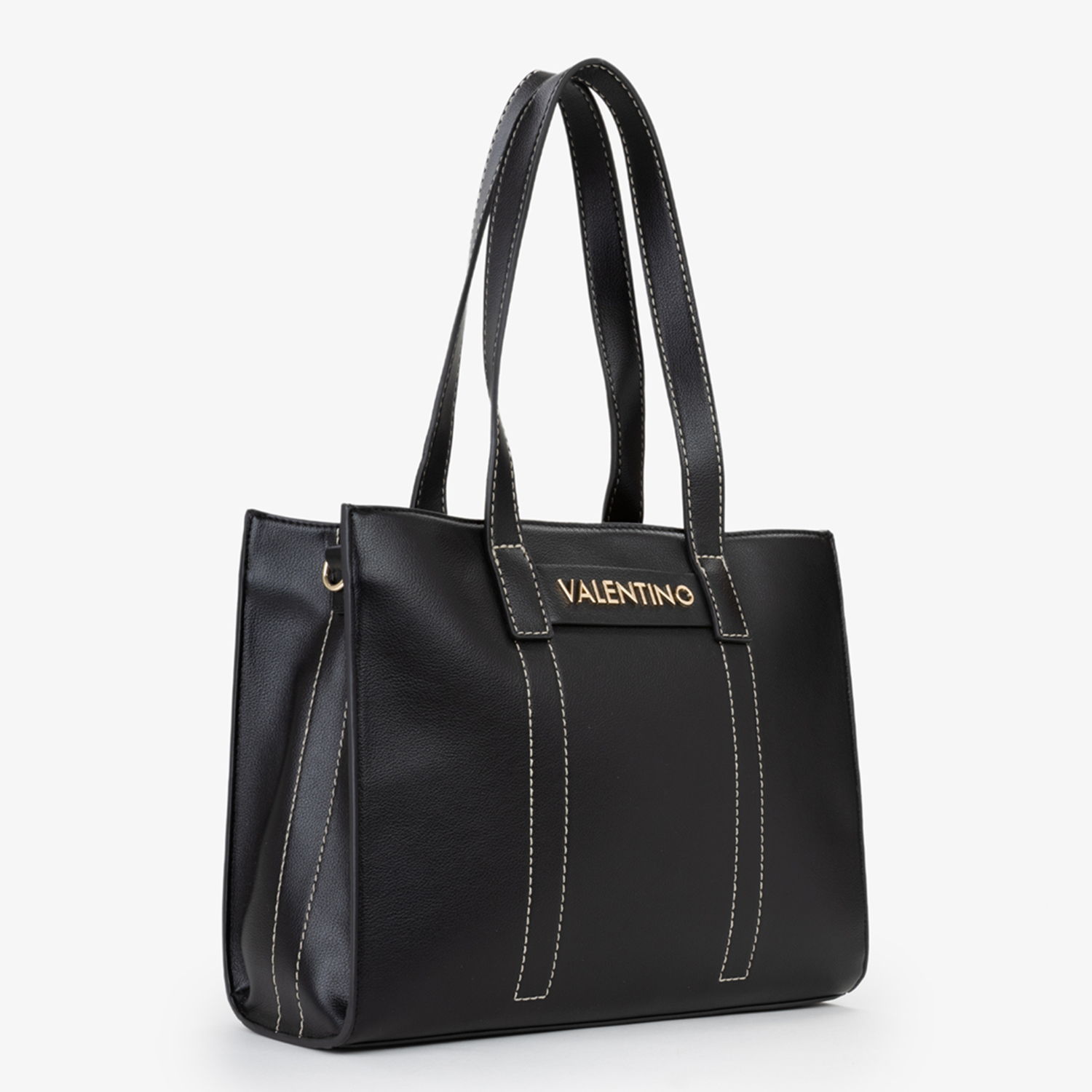 Valentino Bags Aury Re Black Shopper VBS9OB01NERO