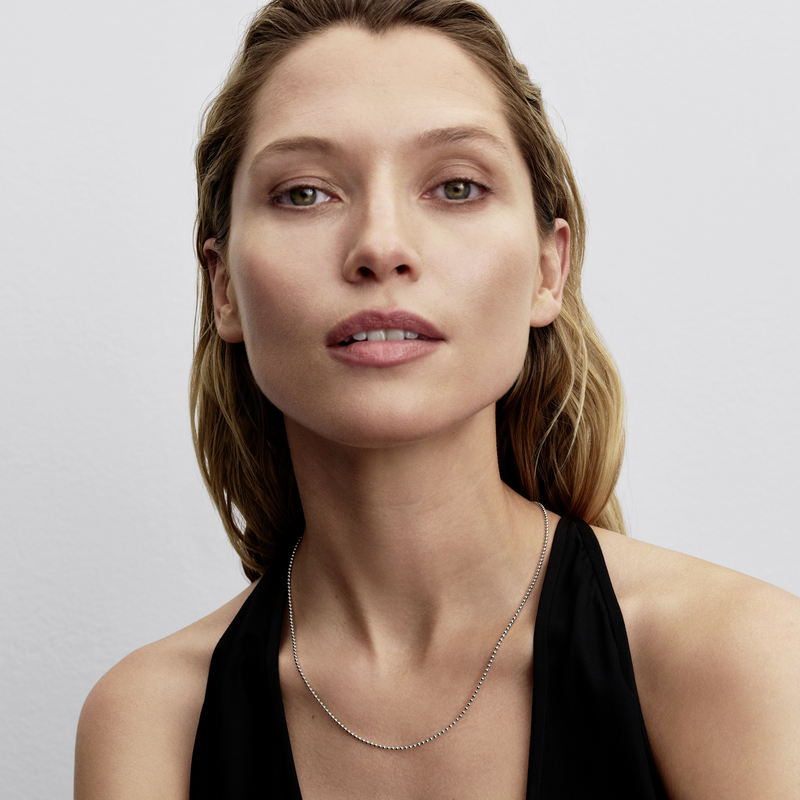 Pandora Moments 925 Sterling Silver Bead Necklace 394452C00-50-zoom-