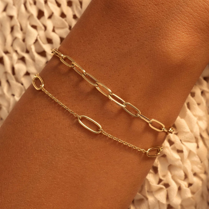 Beloro Jewels Della Spiga Elisa 9 Karaat Armband BO320040-zoom-