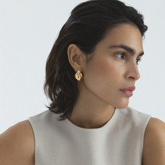 Mockberg Wavy Bolded Drop Earring MB0171