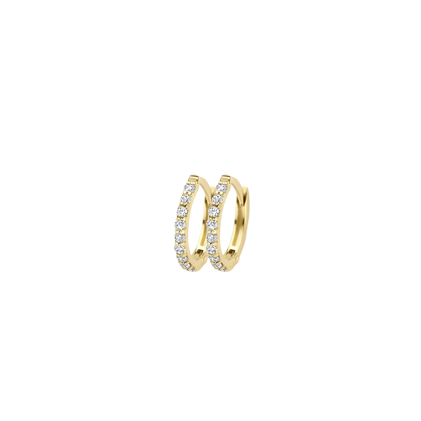 Blush Gold Hoop Earrings 7268YZI