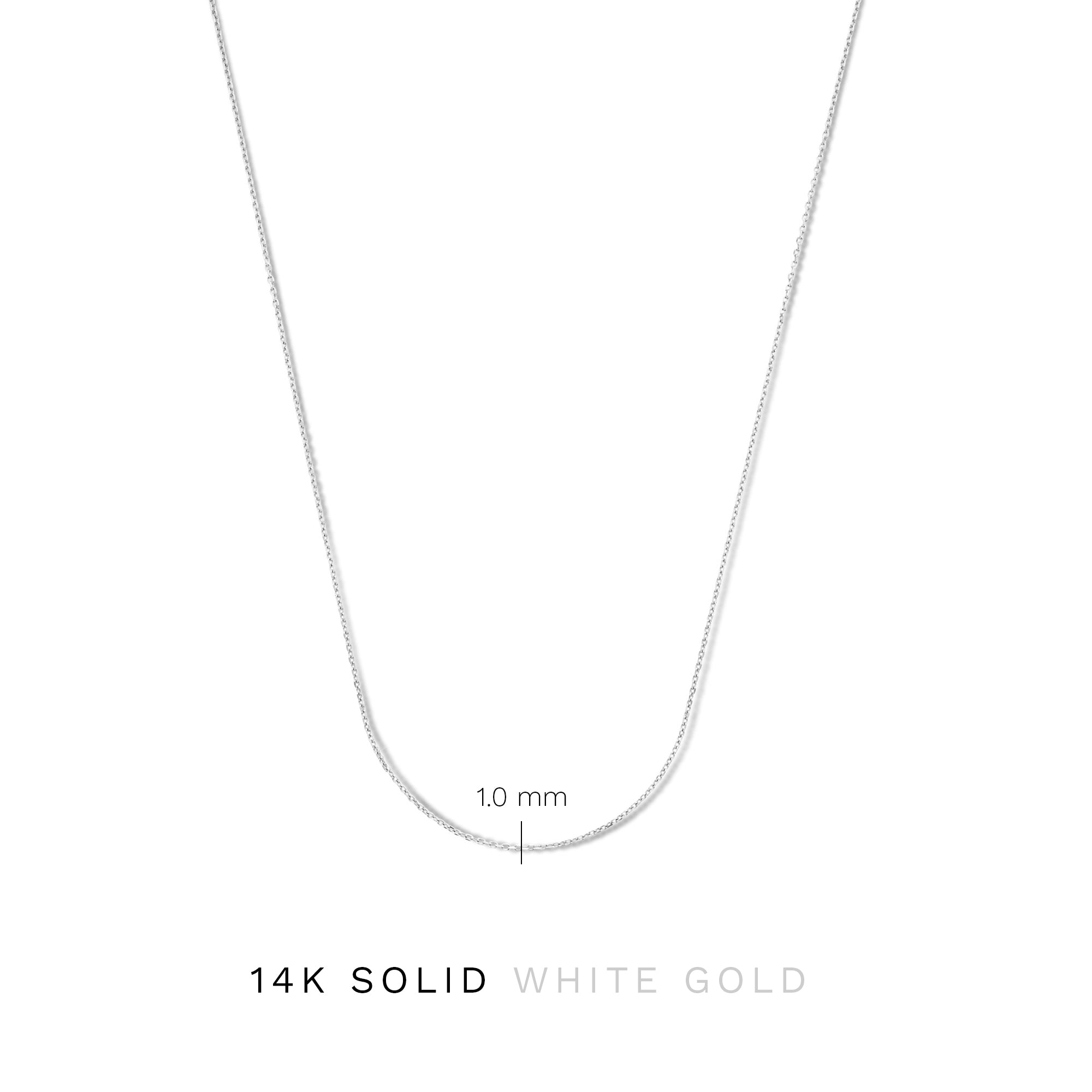 Isabel Bernard Saint Germain Nicole 14 Carat Whitegold Necklace IB340119