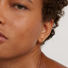 P D Paola Engrave Me 18 karat gold plated Ear Charms AR01-364-U