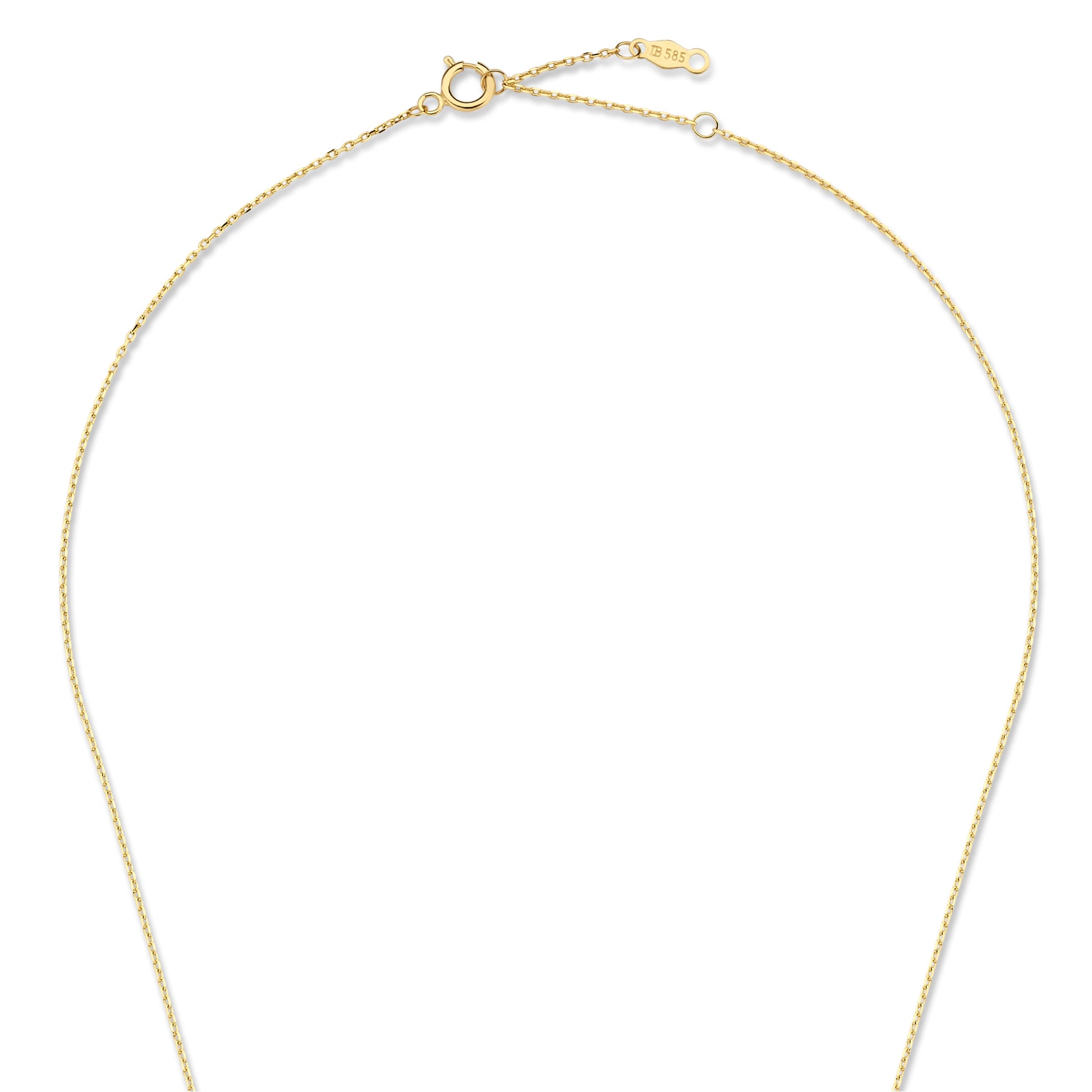 Isabel Bernard Le Marais Loulou 14 Carat Golden Necklace IB340132 (Length: 40.00-44.00 cm)