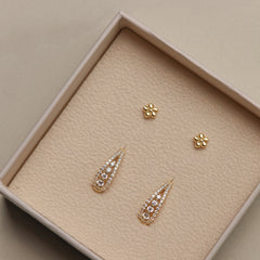 Karma 925 Sterling Silver Eliya Earparty EPV45GP