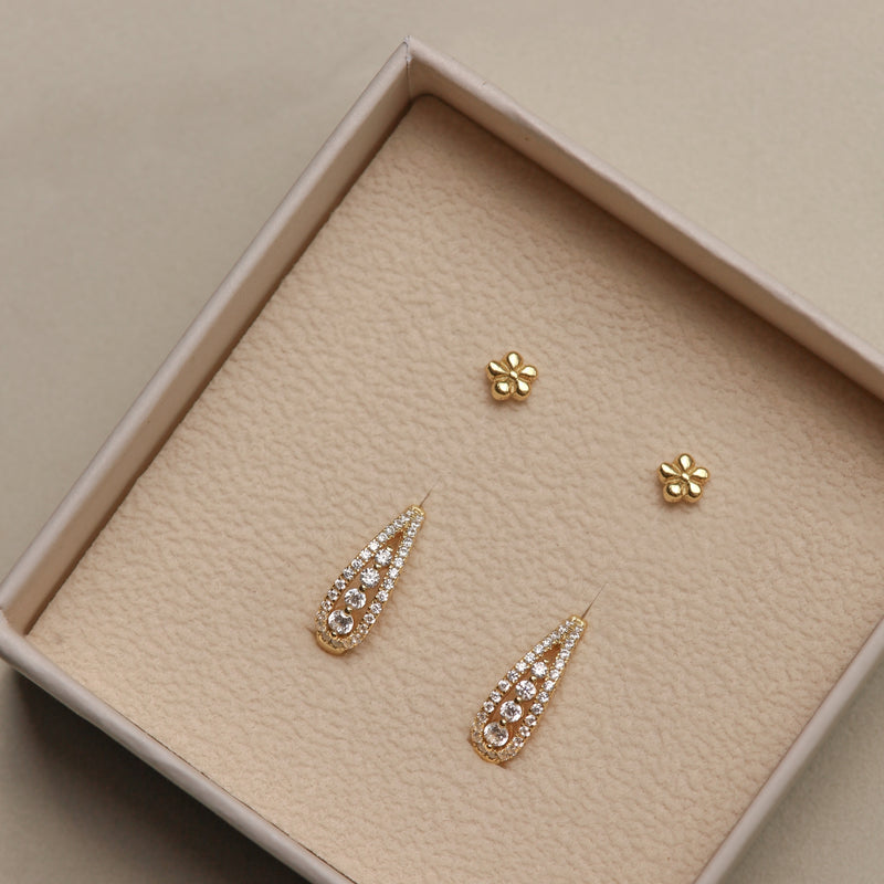 Karma 925 Sterling Silver Eliya Earparty EPV45GP-zoom-