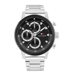 Tommy Hilfiger Rocky Silver and Black Men's Watch TH1792181