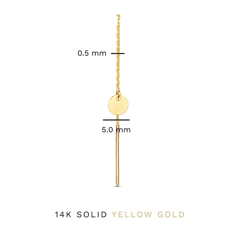 Isabel Bernard Le Marais Jeanne 14 Karaat Gouden Oorhangers IB360223-zoom-