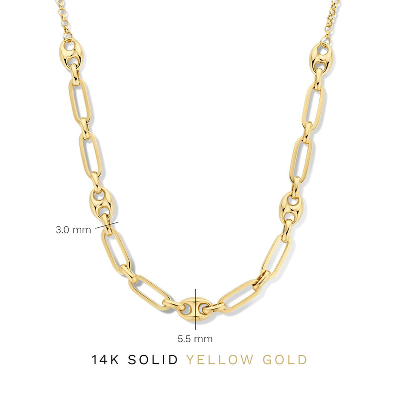 Isabel Bernard Aidee Demie 14 Karaat Gouden Collier IB340117-zoom-