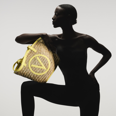 Valentino Bags Samuela Beige & Yellow Shopper VBG90O01NATUR/GIALLO