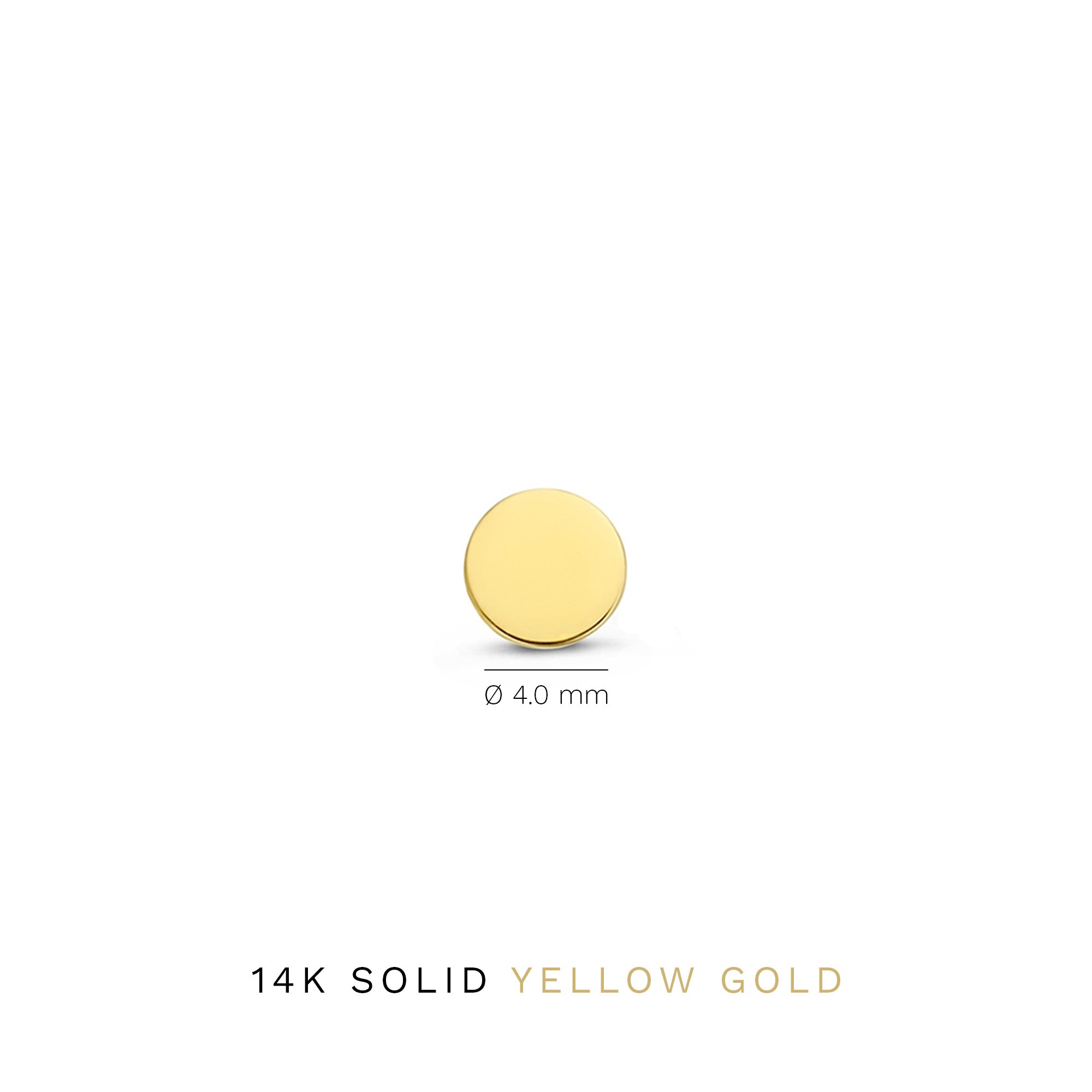 Isabel Bernard 14 Carat Golden Le Marais Jeanne Earstuds IB360196