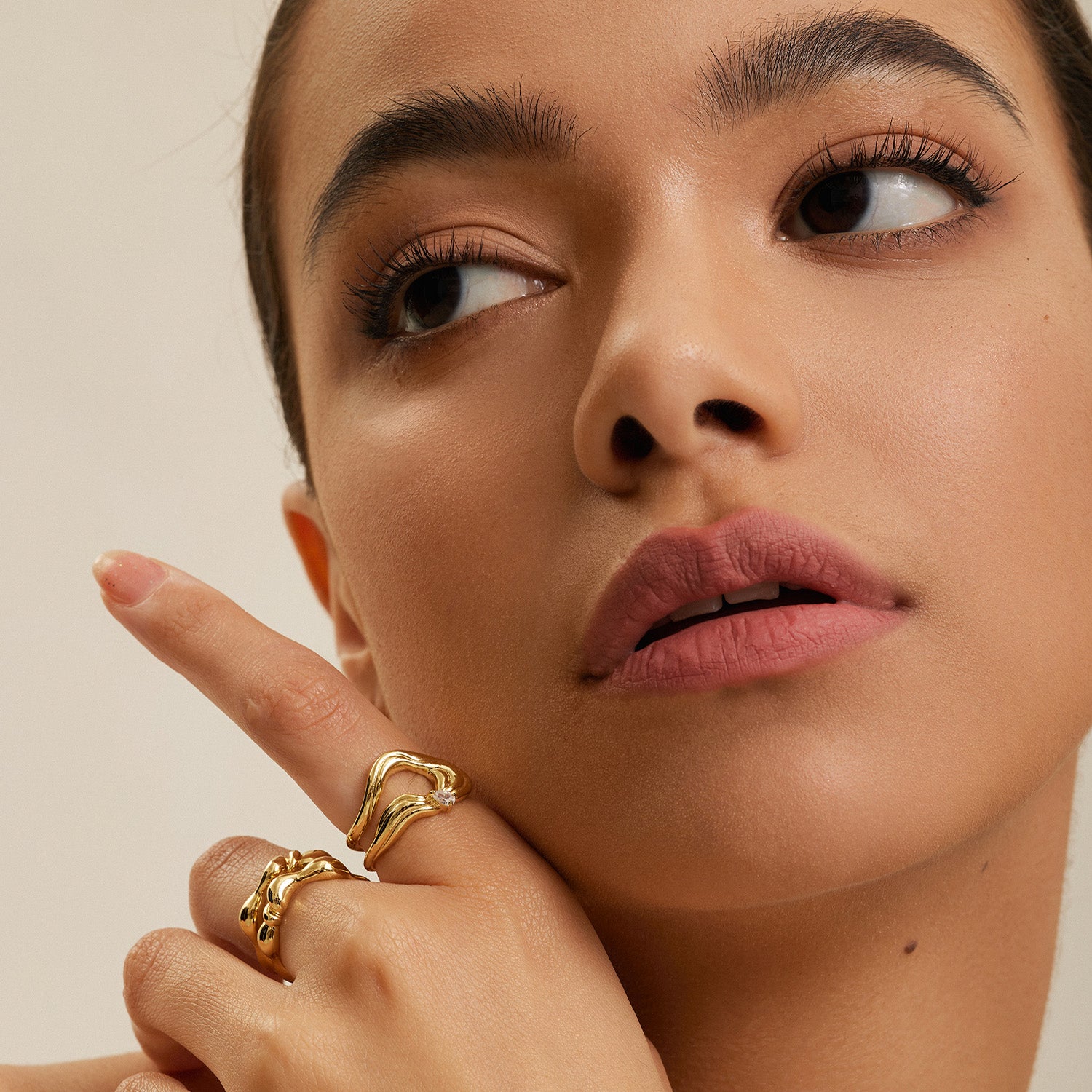 Ania Haie Taking Shape 925 Sterling Silver Ring 2002-AH-R050-01G