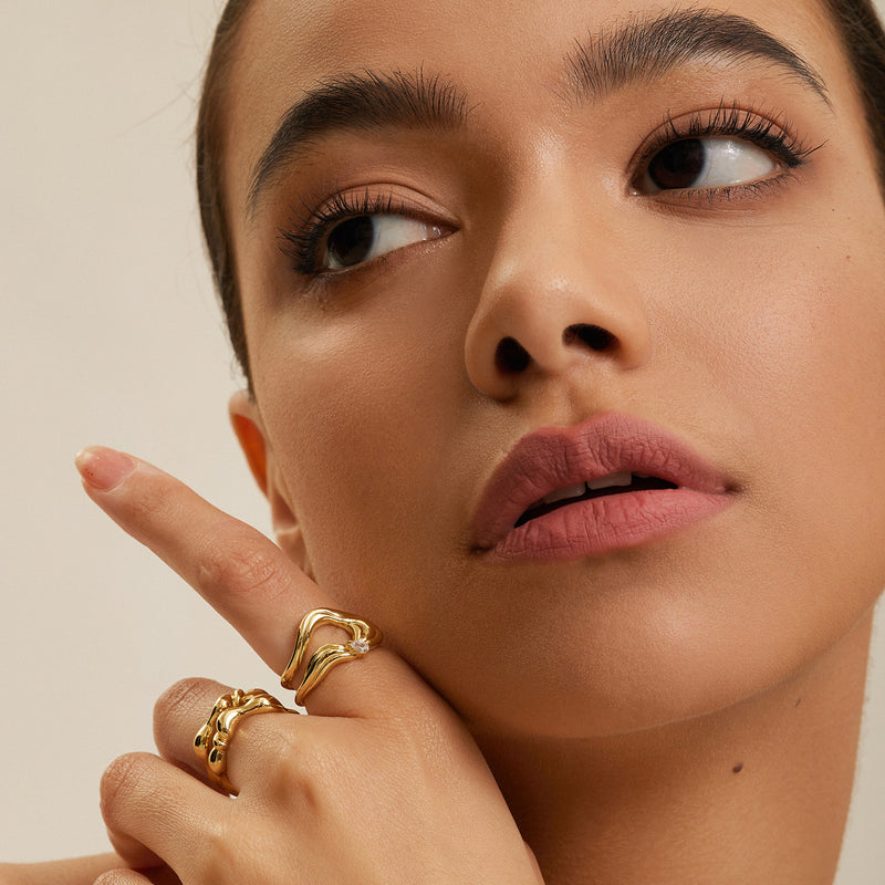 Ania Haie Taking Shape 925 Sterling Zilveren Ring 2002-AH-R050-01G-zoom-