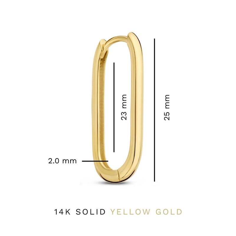 Isabel Bernard Rivoli Aimée 14 karaat gouden oorringen IB360237-zoom-