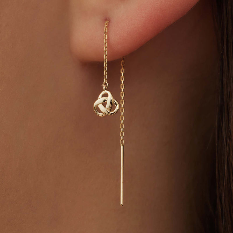 Isabel Bernard Rivoli Méline 14 Karaat Gouden Oorhangers IB360220-zoom-