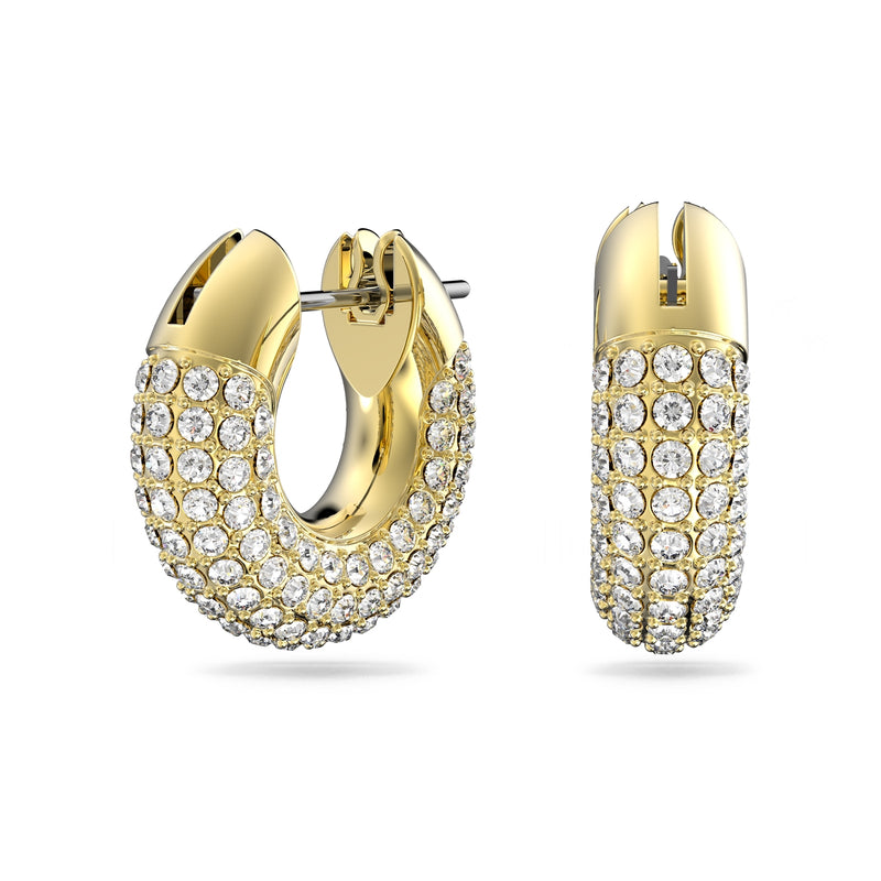 Swarovski Gold-coloured Hoop Earrings 5636530-zoom-