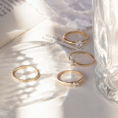 Isabel Bernard Le Marais Soleil 14 Carat Gold Ring IB330068-50 (size: 50)