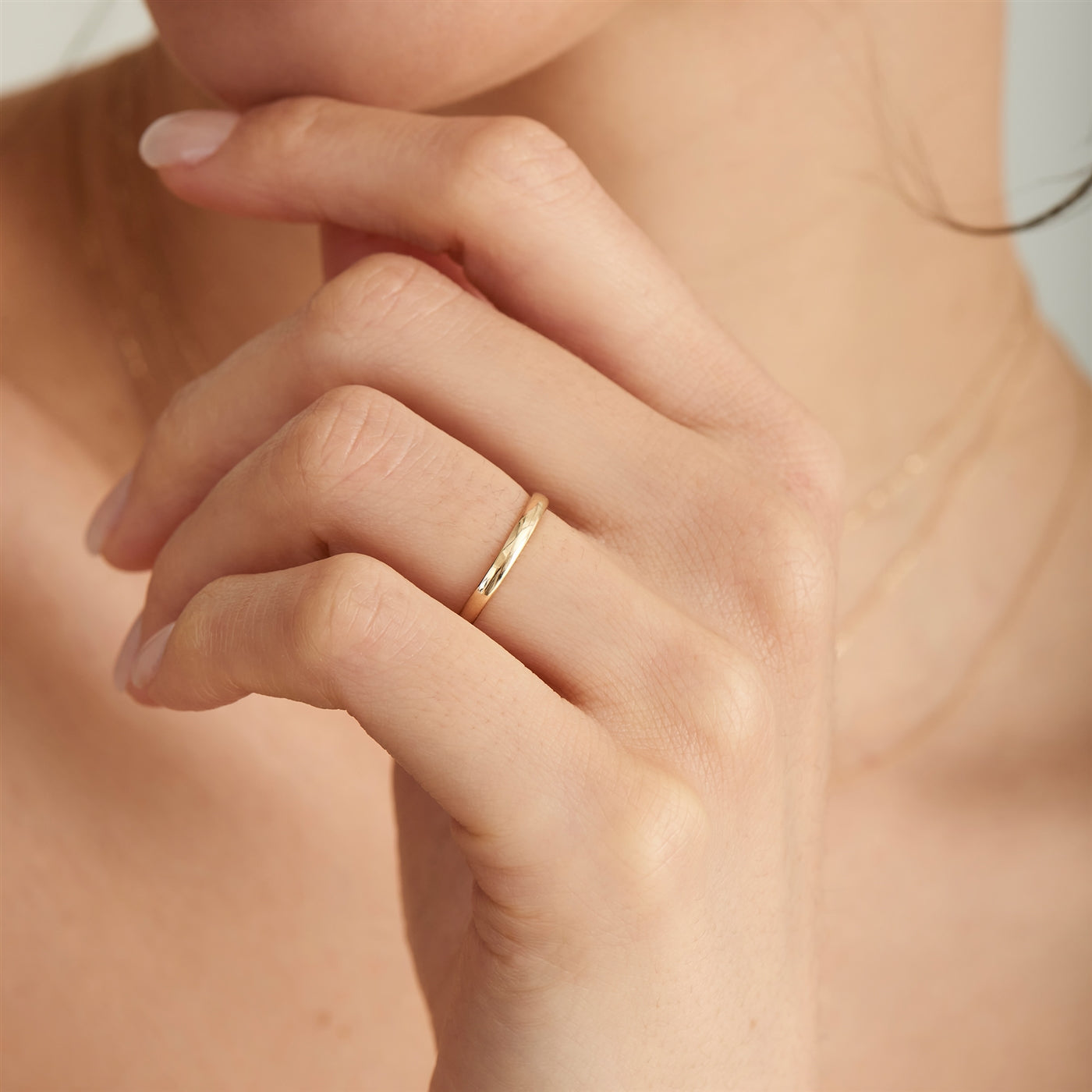 Ania Haie Stargazer 14 Carat Gold Ring AH-RAU002-02YG-50