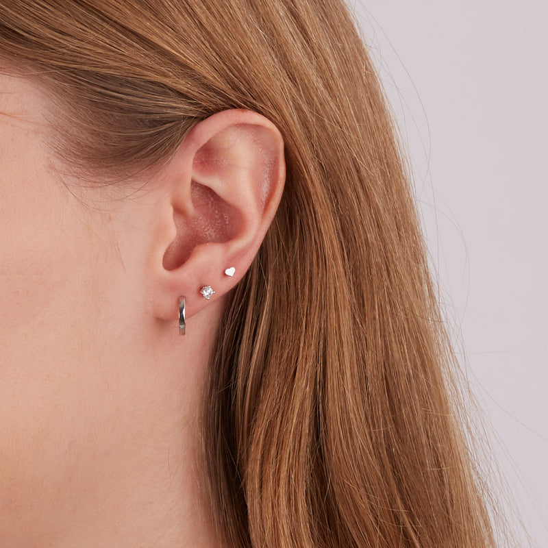 Karma 925 Sterling Zilveren Shape of my Heart Earparty-72-zoom-