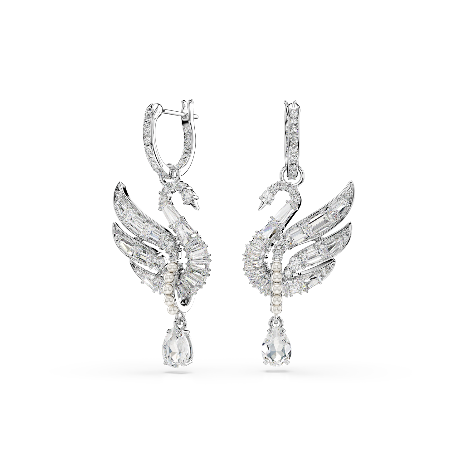 Swarovski Swan Silver Earrings 5723388