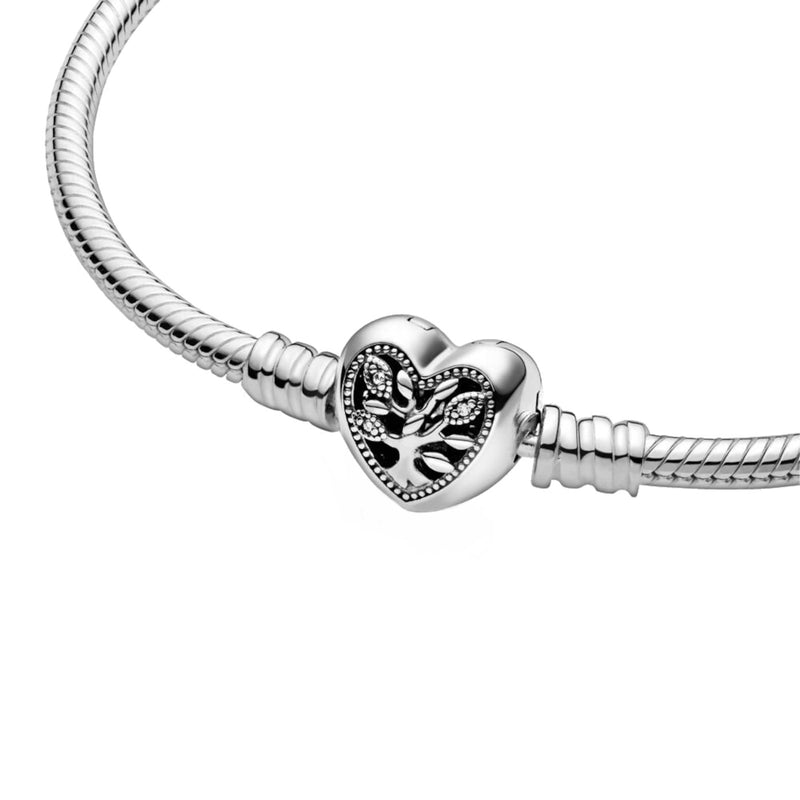 Pandora Moments 925 Sterling Silver Snake Chain Bracelet 598827C01-18 (Length: 18.00 cm)-zoom-