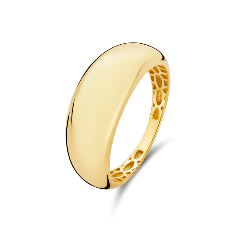 Beloro Jewels Della Spiga Dome 9 karat gold ring BO330047-52-zoom-