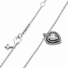 Pandora Timeless 925 Sterling Silver Heart Necklace 393099C01-45