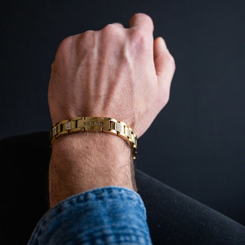 GUESS Frontiers Gold-coloured Bracelet JUMB01342JWYGT-U-zoom-