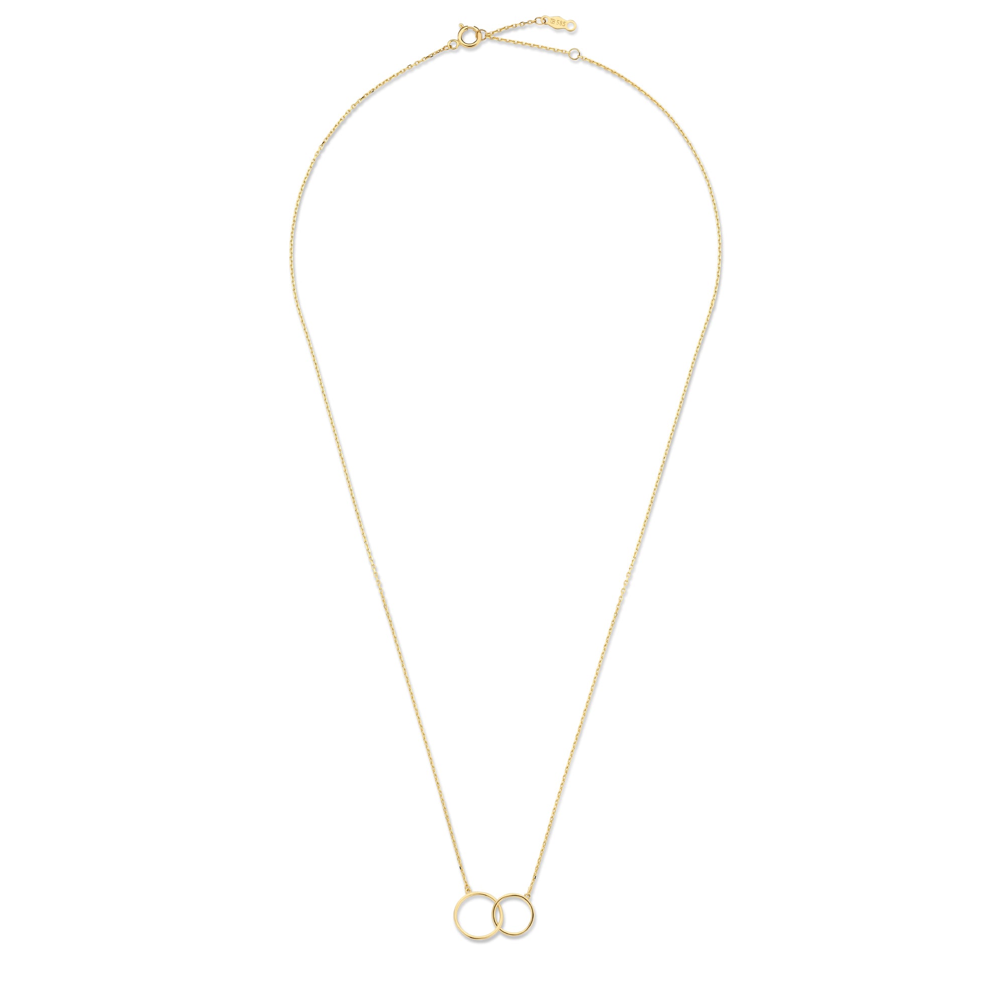 Isabel Bernard Le Marais Loulou 14 Carat Golden Necklace IB340132 (Length: 40.00-44.00 cm)