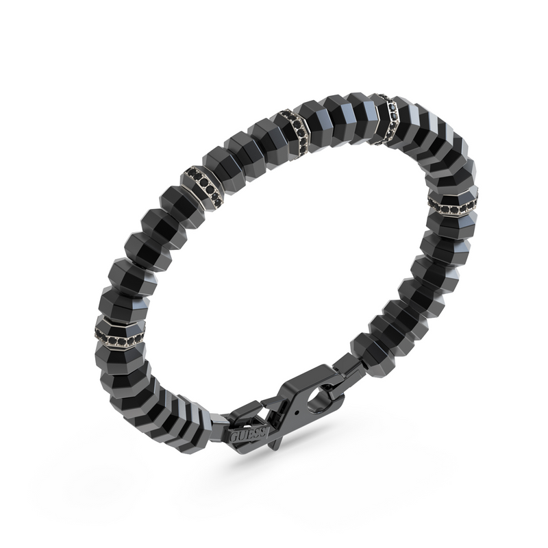 Guess Exagon Silver Bracelet JUMB05087JWSTS-zoom-