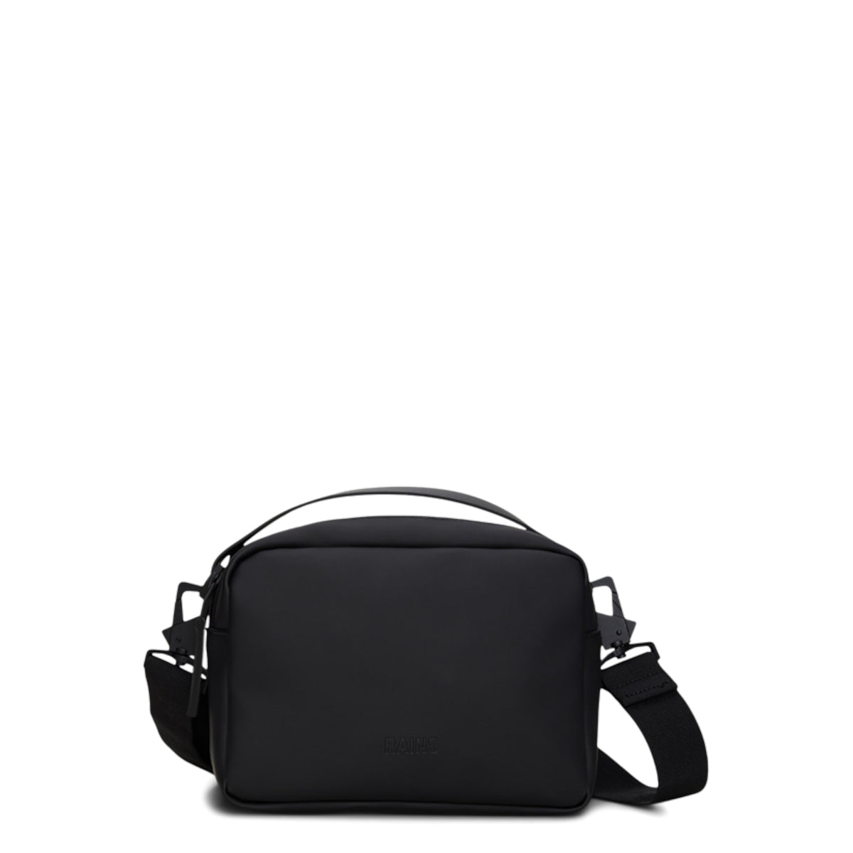 Rains Box Black Crossbody Bag R14100-01