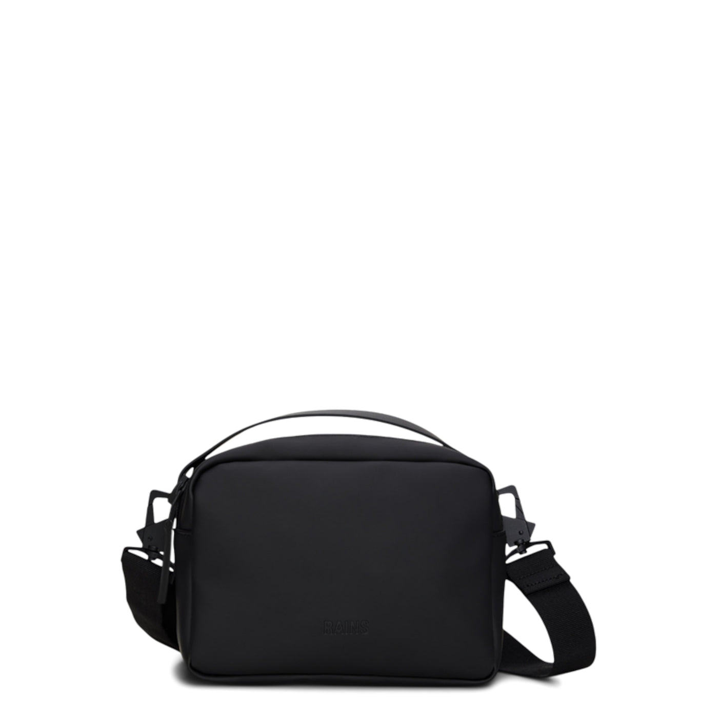 Rains Box Black Crossbody Bag R14100-01