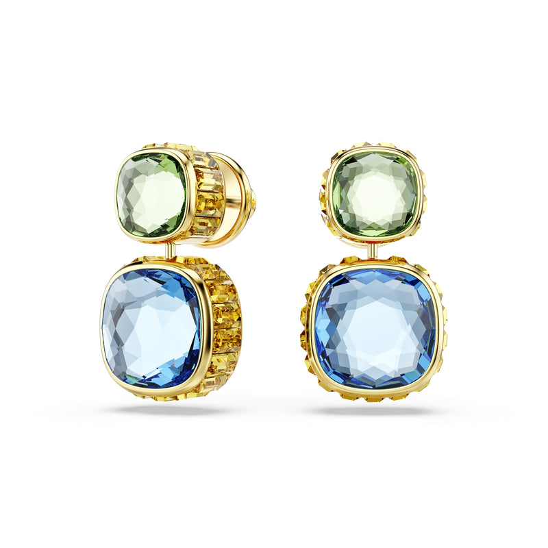 Swarovski Chroma Gold Coloured Ear studs 5692492-zoom-