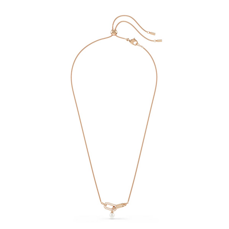Swarovski Constella Rose Gold Coloured Necklace 5728589-zoom-