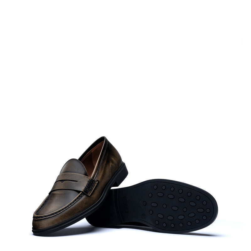 Isabel Bernard Vendôme Blandine mokka loafers van spazzolato leer IB51015-639-36-zoom-