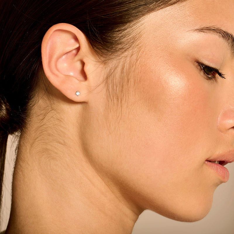 Blush Diamonds 14k Witgouden Oorknoppen Met Diamant 7601WDI-zoom-